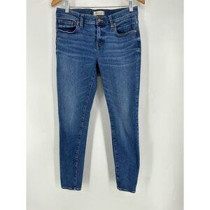 Madewell 8" Skinny Jeans Women's 30 Mid Rise Medium Wash Denim